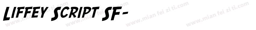 Liffey Script SF字体转换